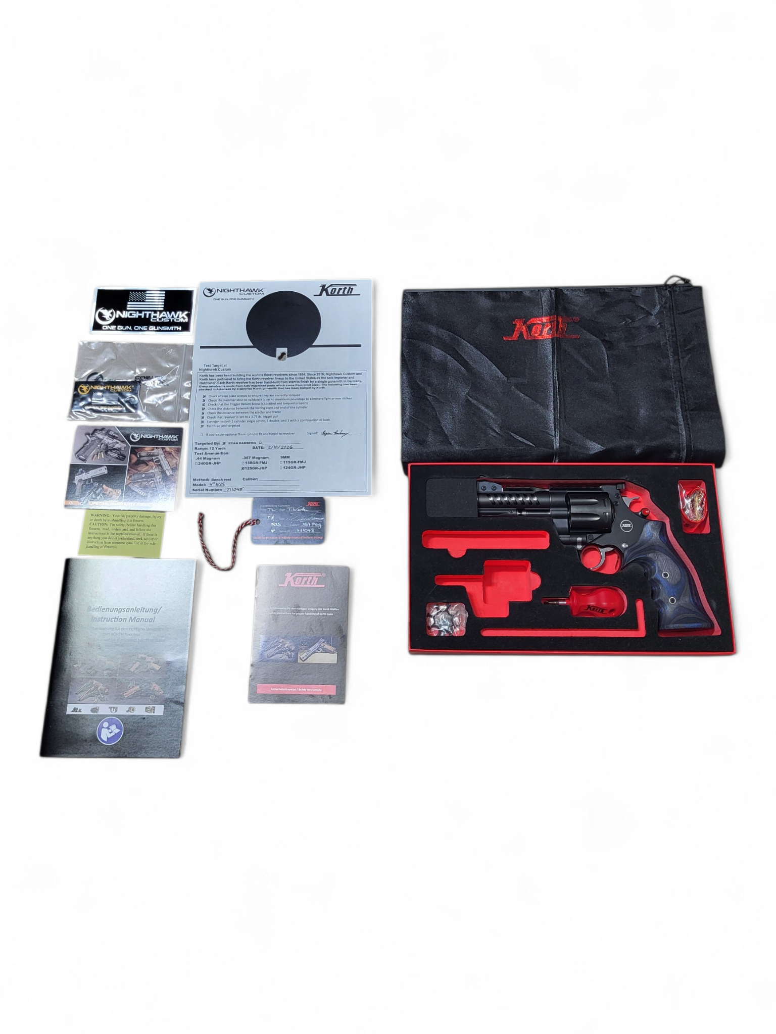 KORTH NXS 8 SHOT 357 MAG REVOLVER CA LEGAL - Image 9