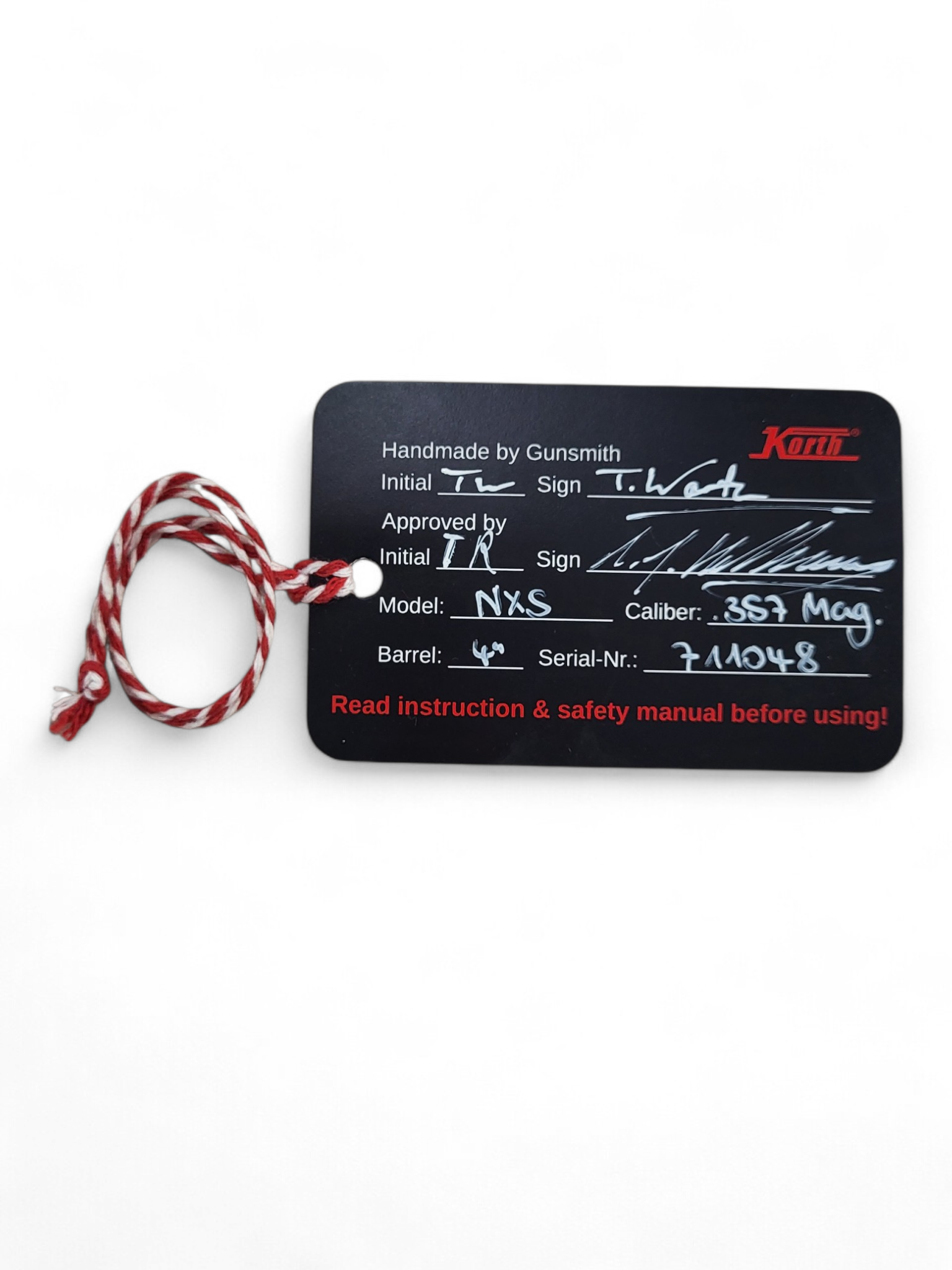 KORTH NXS 8 SHOT 357 MAG REVOLVER CA LEGAL - Image 8