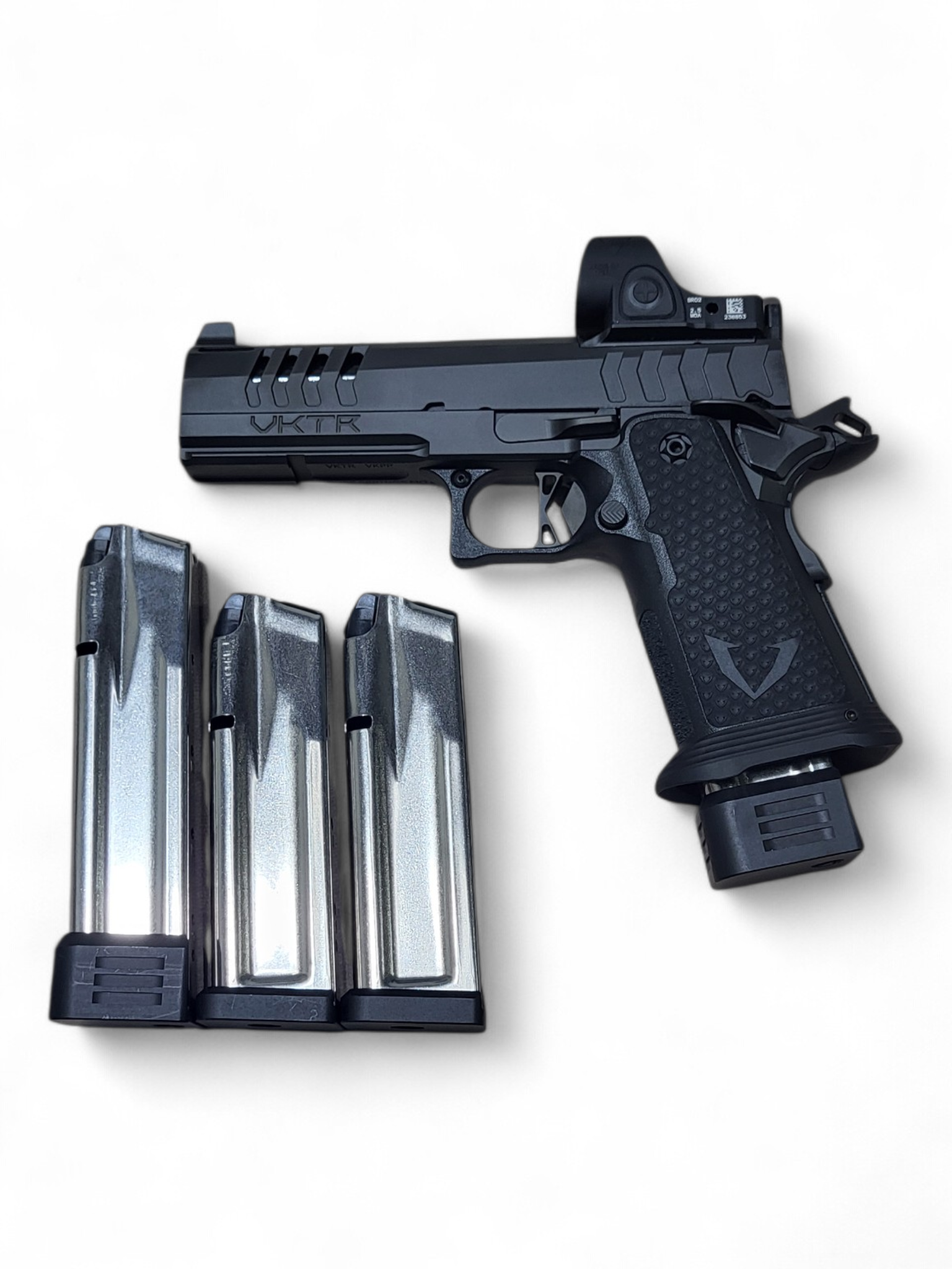 VKP Ported Double Stack 1911 9mm WITH TRIJICON SRO - Image 3