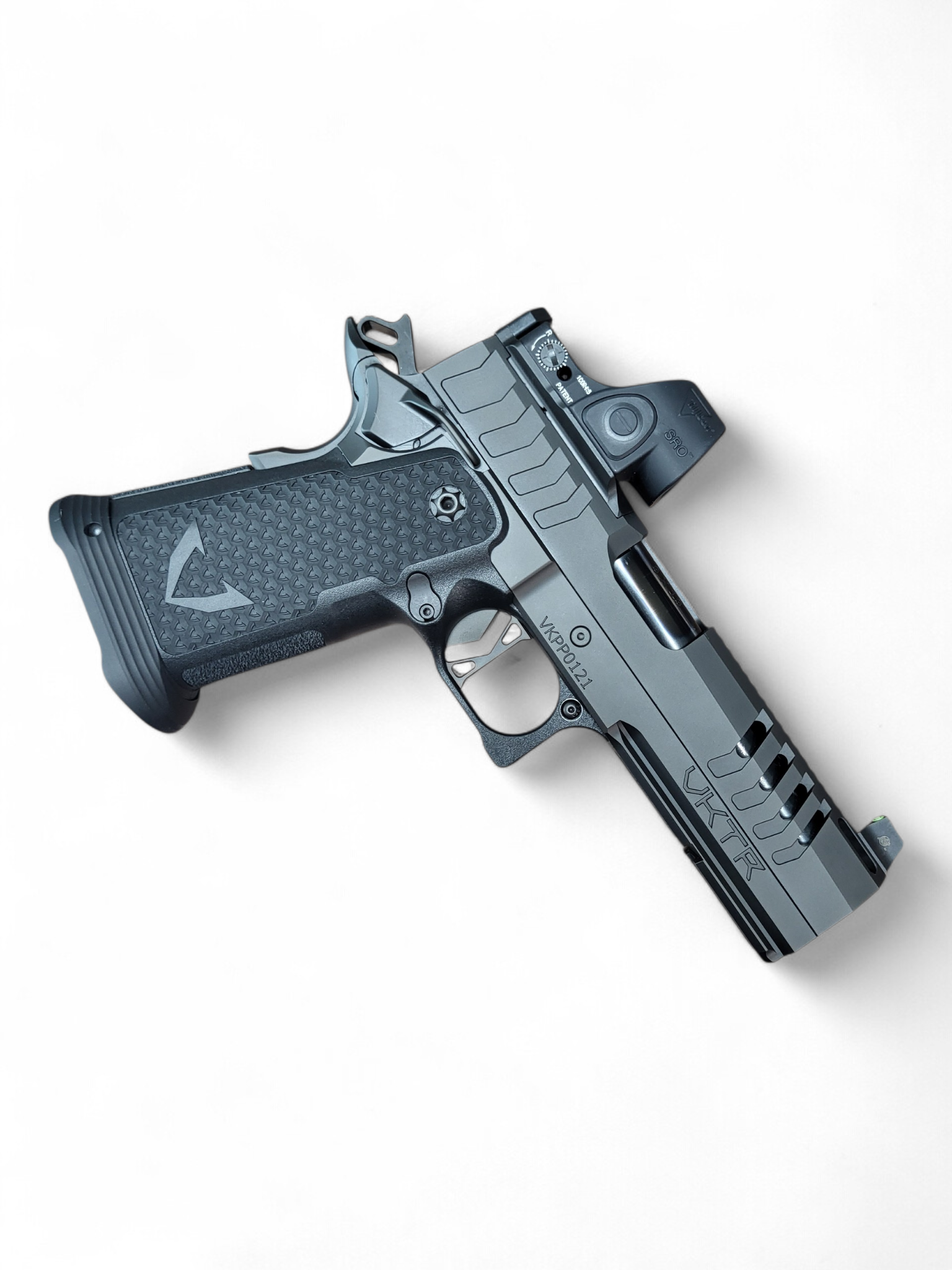 VKP Ported Double Stack 1911 9mm WITH TRIJICON SRO - Image 5