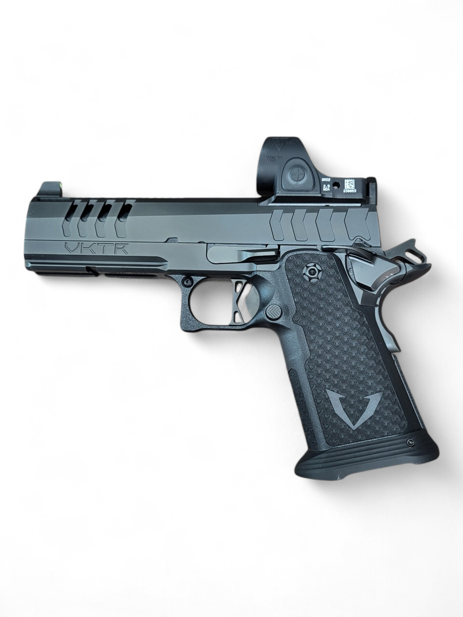 VKP Ported Double Stack 1911 9mm WITH TRIJICON SRO - Image 7