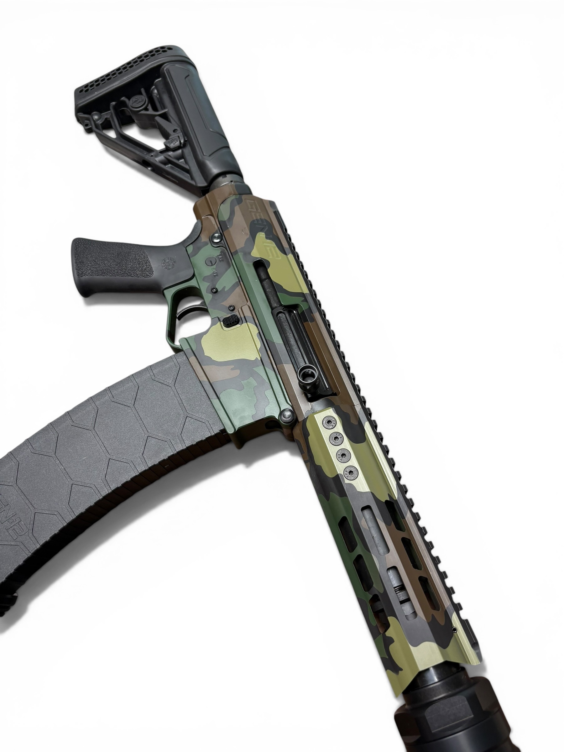 GENESIS ARMS GEN-12 SBS M81 CAMO WITH REX SILENTIUM SEG12 SUPPRESSOR - Image 4