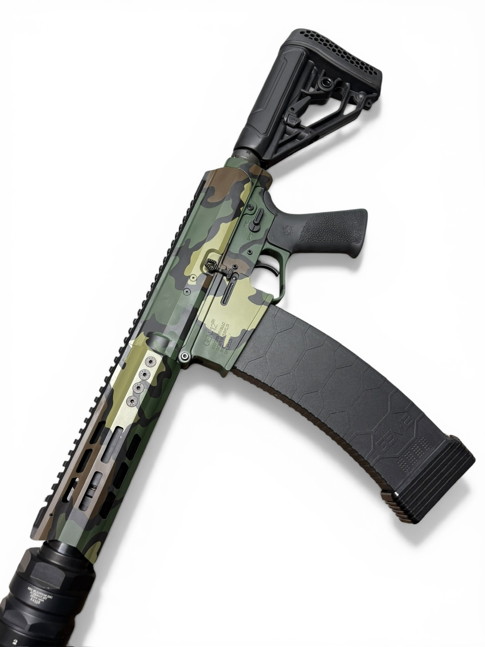 GENESIS ARMS GEN-12 SBS M81 CAMO WITH REX SILENTIUM SEG12 SUPPRESSOR - Image 7